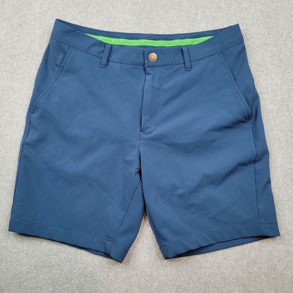 Bonobos Golf Shorts Mens 32 Blue 8"‎ Inseam Performance GWB000210